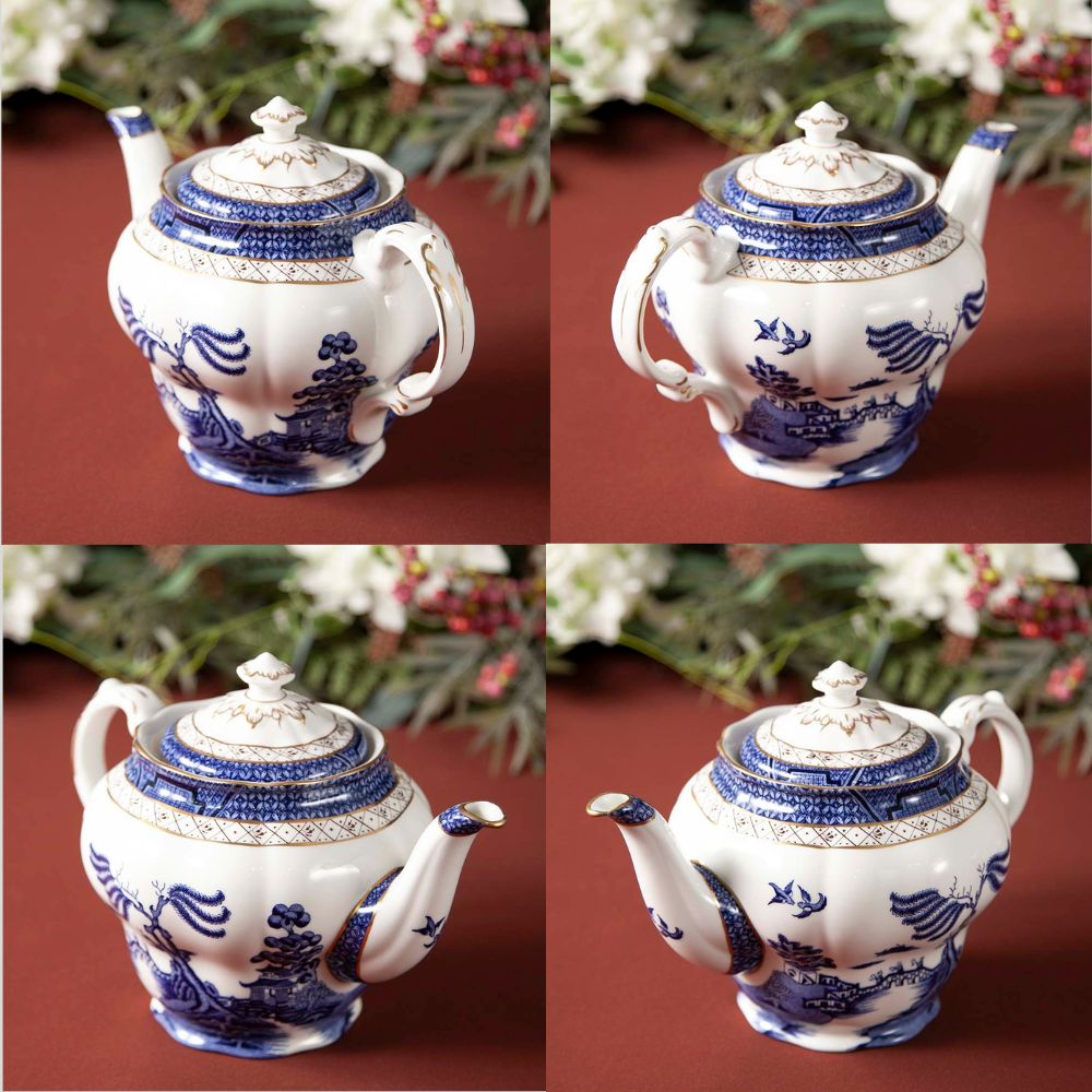 【新着商品】アンティーク イギリスで買い付けた ロイヤルドルトン　ブース The Majestic Collection ブース リアルオールド ウィロー