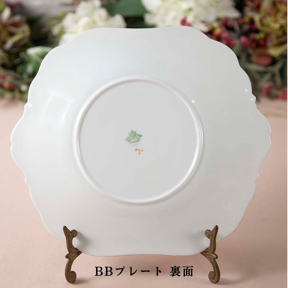 【2026年新規買い付け品】アンティーク イギリスで買い付けた AYNSLEY エインズレイ 食器3点セット BBプレート トリオ