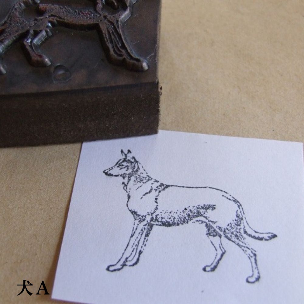 ヴィンテージ イギリスで買い付けた 押して楽しむ 動物のスタンプ