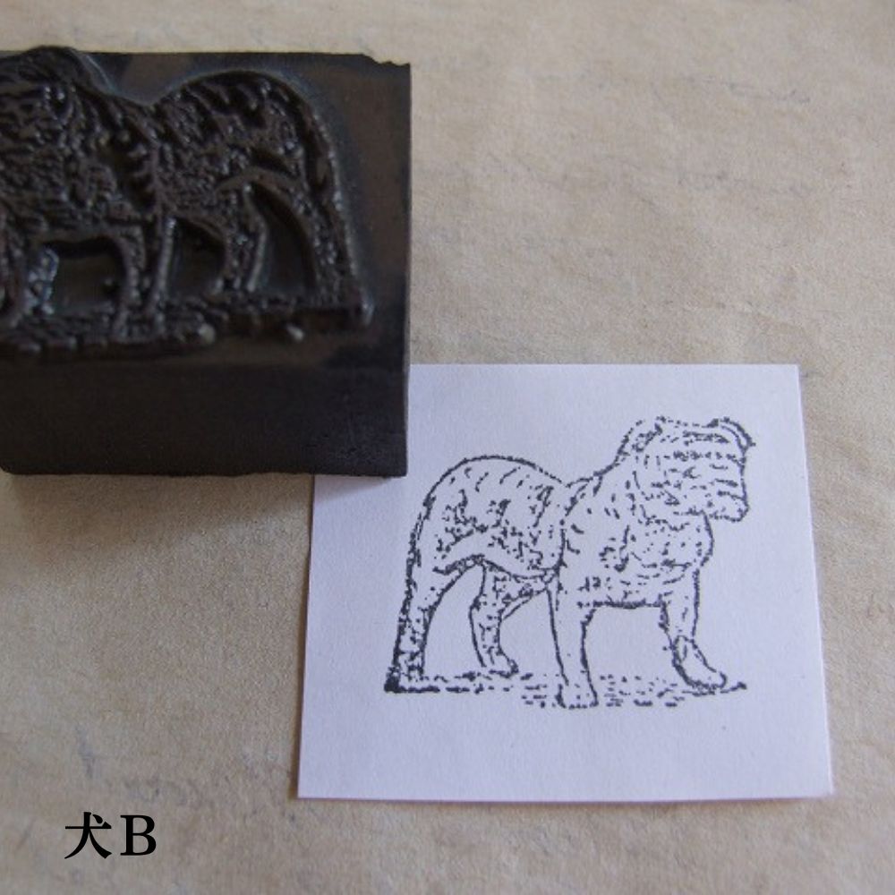 ヴィンテージ イギリスで買い付けた 押して楽しむ 動物のスタンプ