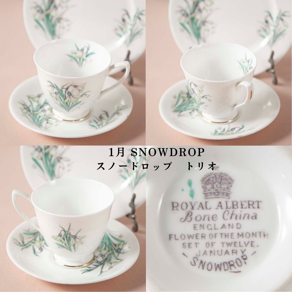 【2026年新規買い付け品】ロイヤルアルバート Royal Albert 誕生月のお花を描いた「FLOWER OF THE MONTH」シリーズ