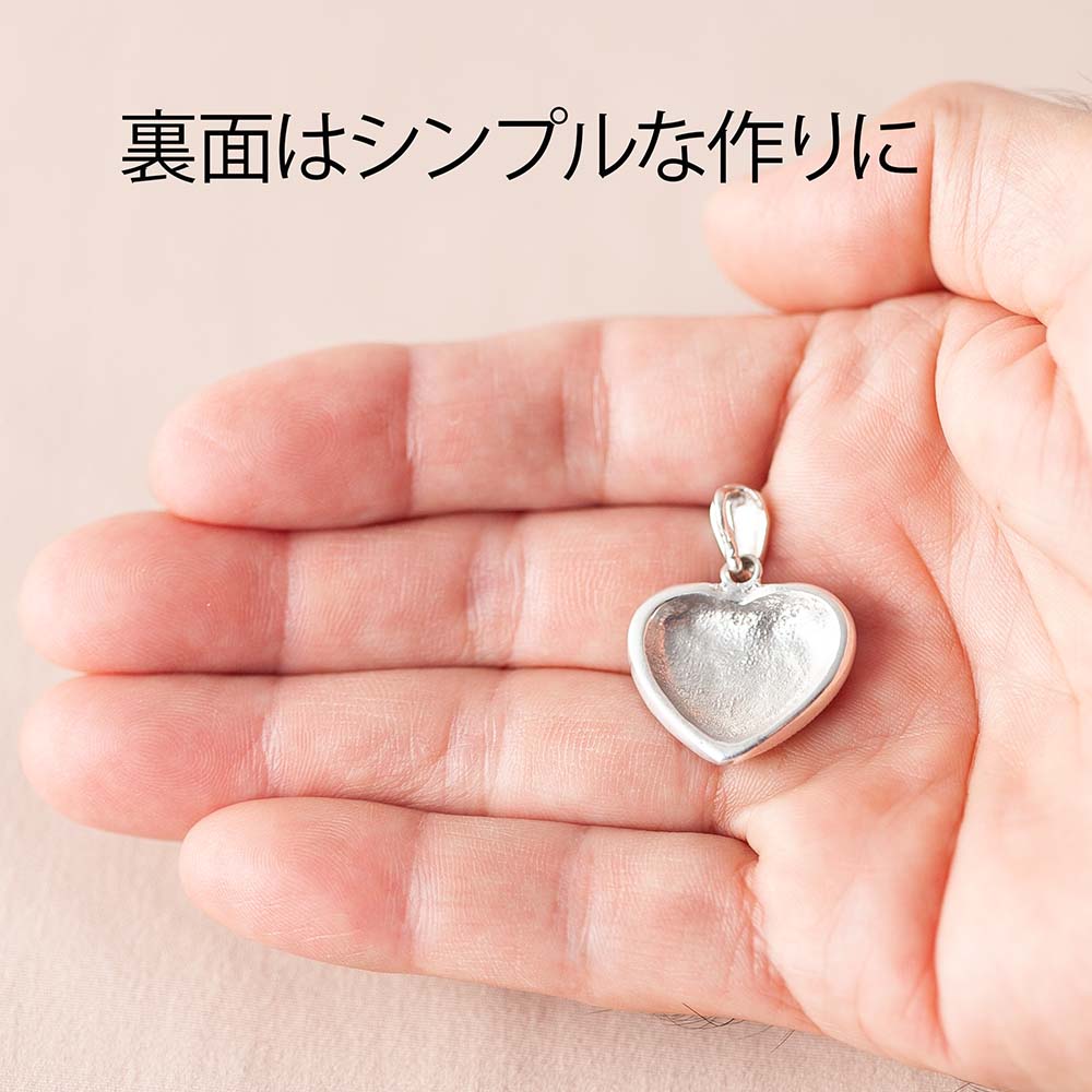 アンティーク イギリスで買い付けた マーカサイト シルバー ハート ペンダントトップ