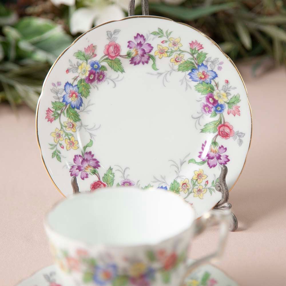 【2026年 新規買い付け品】アンティーク イギリスで買い付けた 名窯「Coalport コールポート」のトリオ