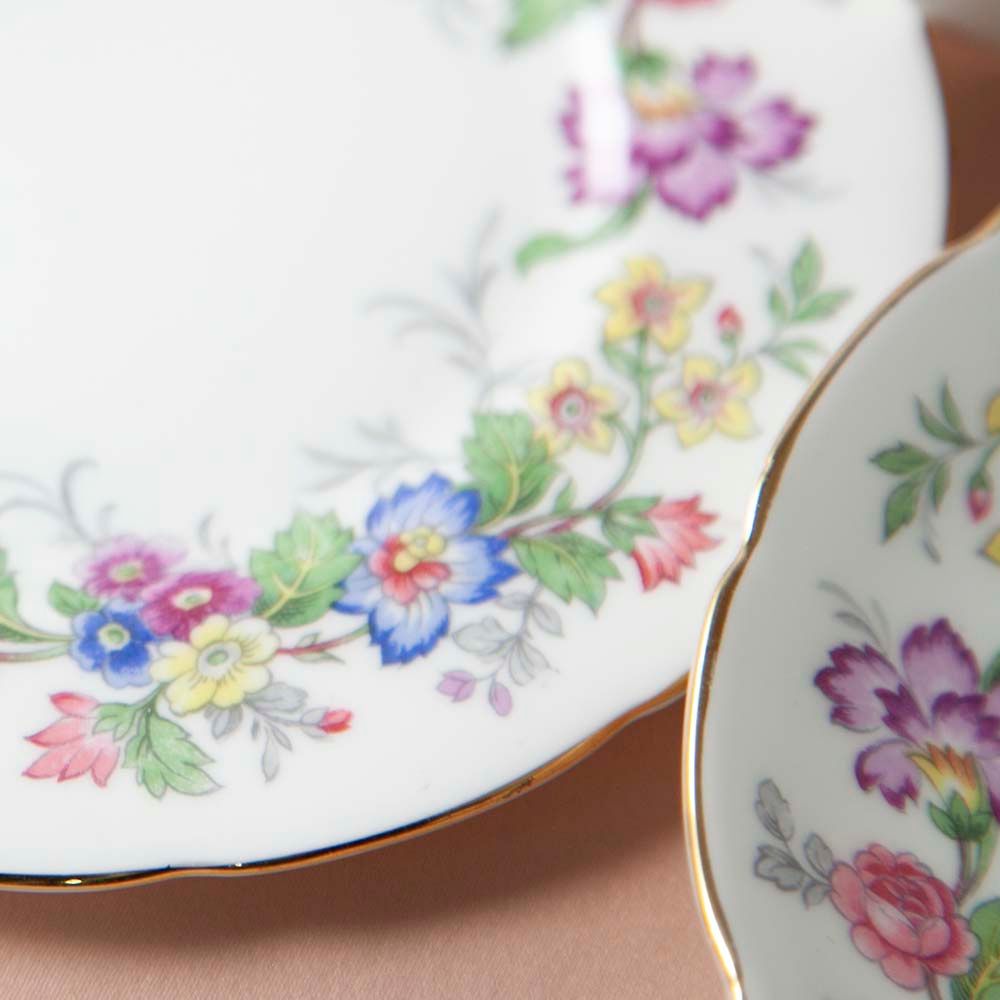 【2026年 新規買い付け品】アンティーク イギリスで買い付けた 名窯「Coalport コールポート」のトリオ