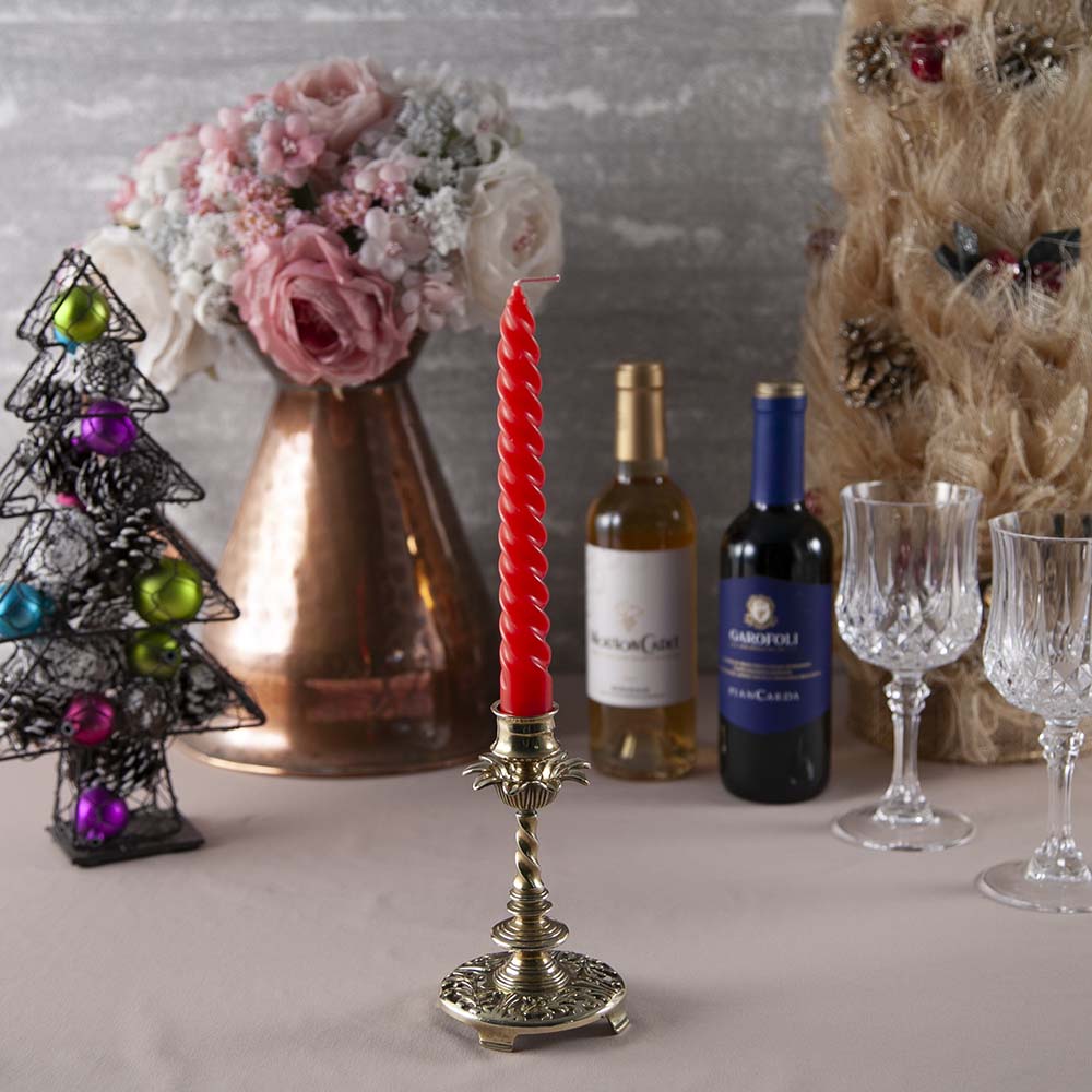 アンティーク イギリスで買い付けた ヴィクトリア時代 真鍮製 キャンドルスタンド