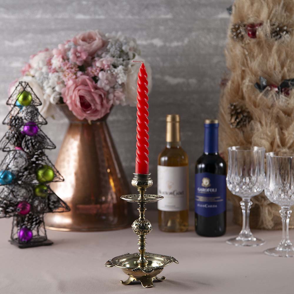 アンティーク イギリスで買い付けた ヴィクトリア時代 真鍮製 キャンドルスタンド