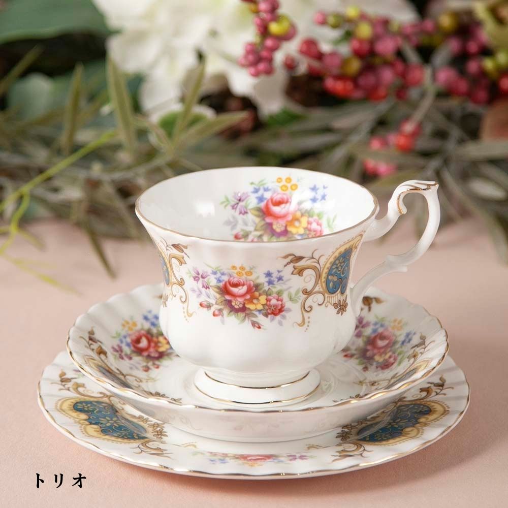 【2026年新規買い付け品】ロイヤルアルバート Royal Albert BERKEKEY バークレー BBプレート シュガーポット＆ミルクポット トリオ