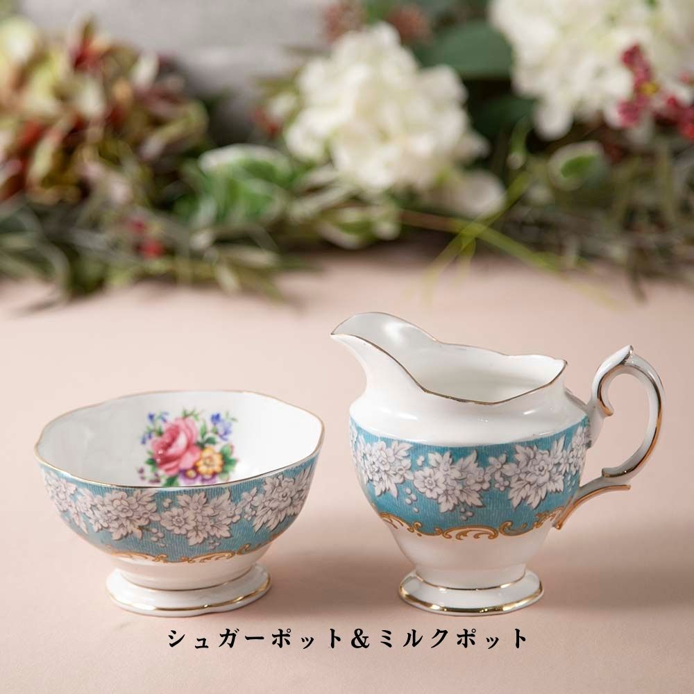 【2026年新規買い付け品】ロイヤルアルバート Royal Albert ENCHANTMENT エンチャントメント BBプレート シュガーポット＆ミルクポット トリオ