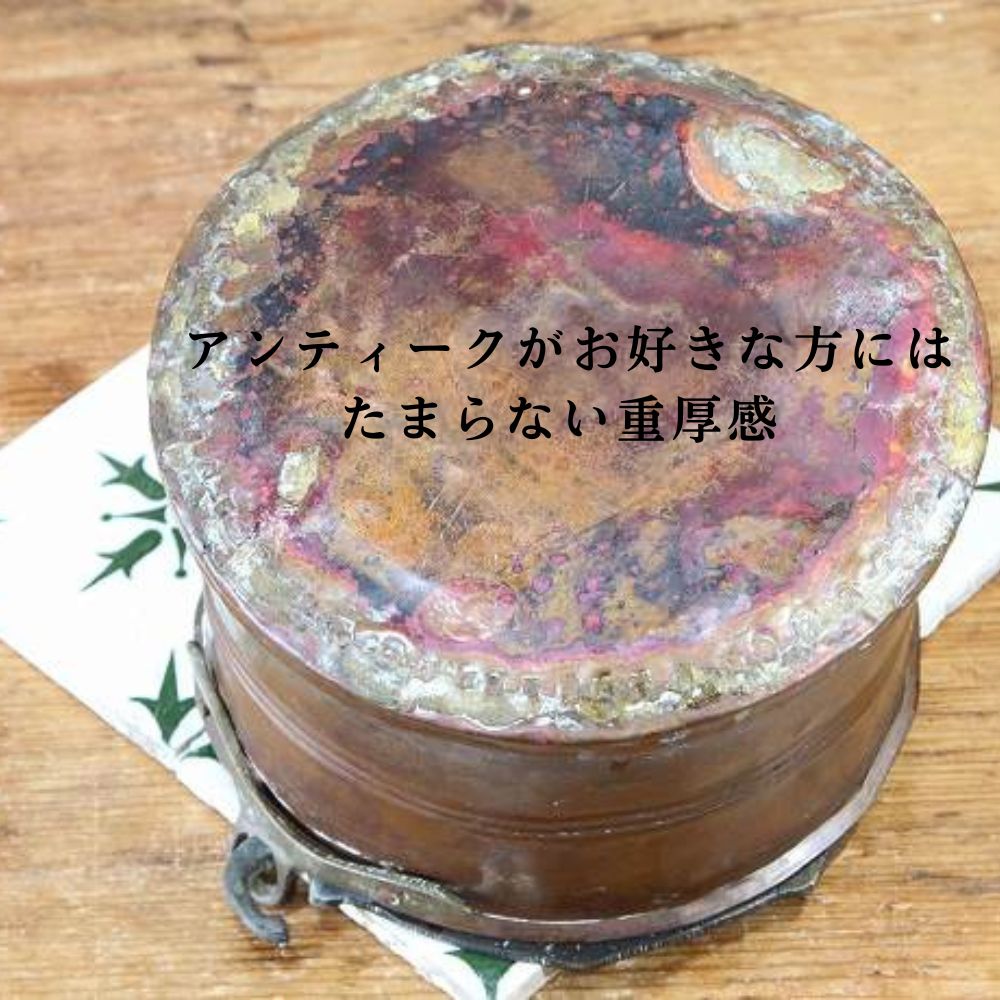 アンティーク　イギリスで買い付けた プランターにおすすめ ヴィクトリア時代 銅製（COPPER） バケツ