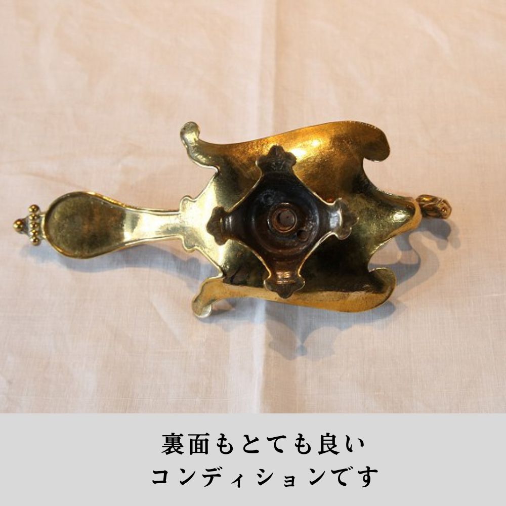 アンティーク イギリスで買い付けた 真鍮製 Phoenix（鳳凰）のキャンドルスタンド（キャンドルホルダー）