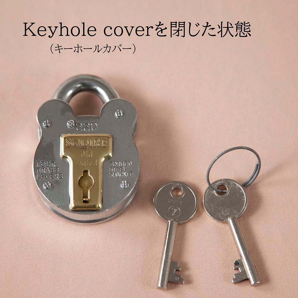 アンティーク イギリスで買い付けた くまの形 真鍮製 SQUIRE squire  スクワイア 220 パドロックキー 南京錠