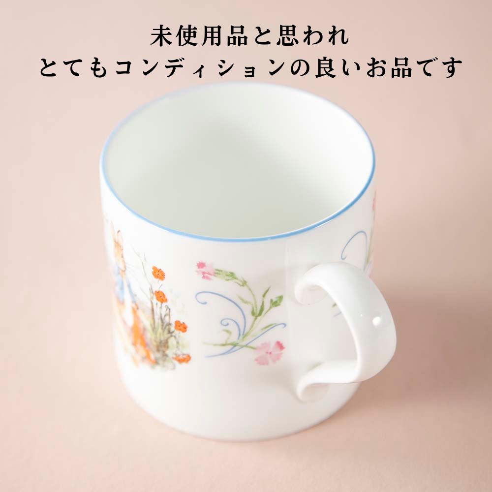 【新着商品】ヴィンテージ イギリスで買い付けた WEDGWOOD ウェッジウッド ピーターラビット マグカップ シリアルボウル ブルーライン