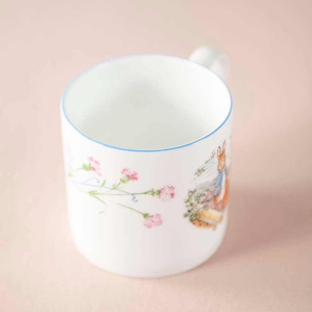 【新着商品】ヴィンテージ イギリスで買い付けた WEDGWOOD ウェッジウッド ピーターラビット マグカップ シリアルボウル ブルーライン