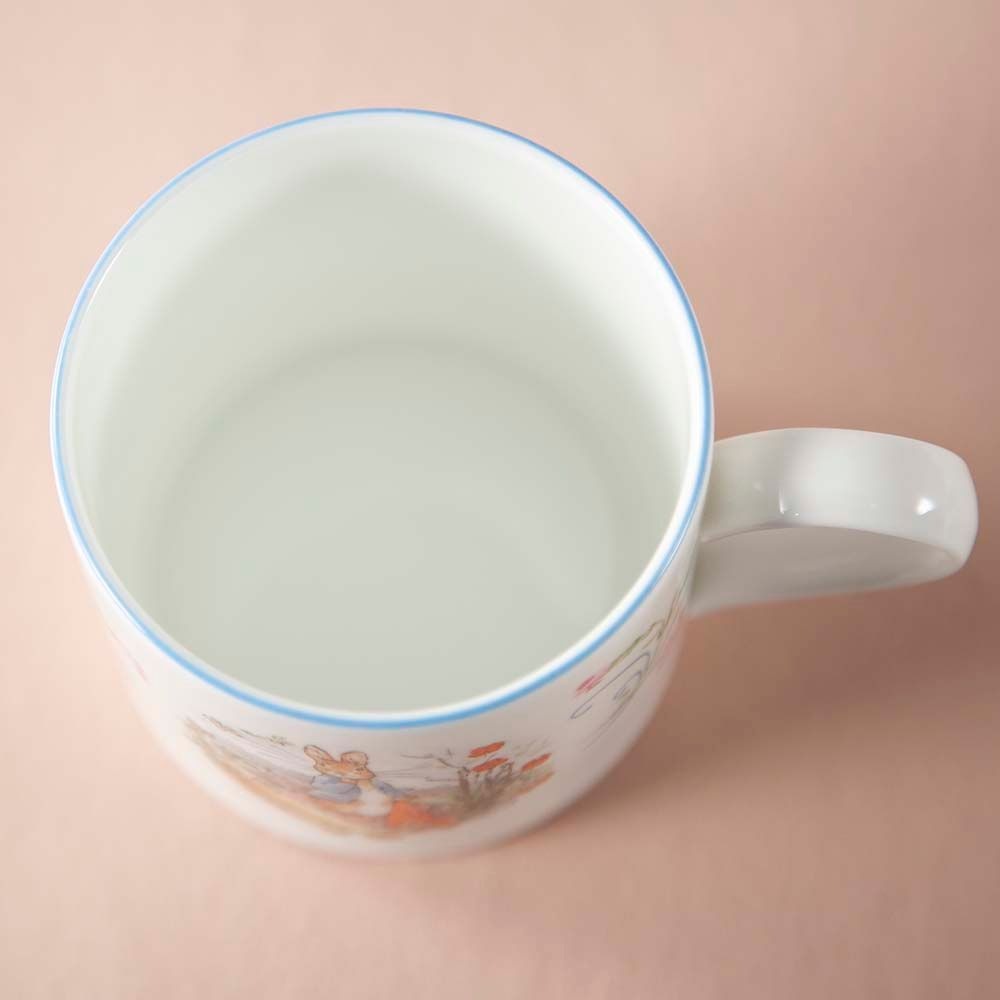 【新着商品】ヴィンテージ イギリスで買い付けた WEDGWOOD ウェッジウッド ピーターラビット マグカップ シリアルボウル ブルーライン