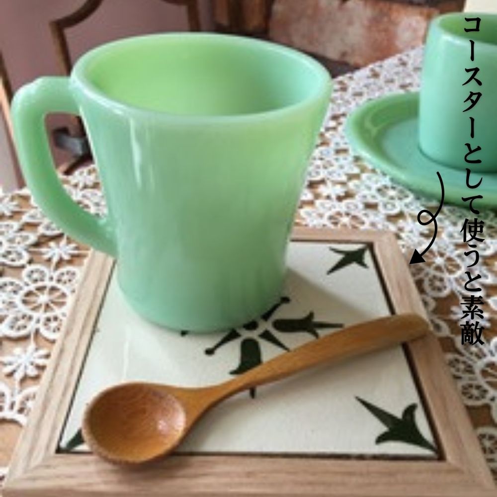 アンティーク フランスで買い付けた DIYにおすすめ 白とブルーのタイル