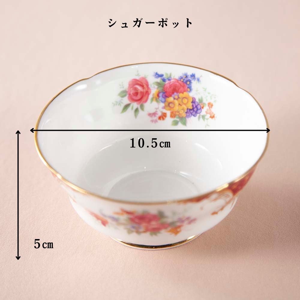 【新着商品】ヴィンテージ イギリスで買い付けた PARAGON パラゴン ロッキンガム レッド プレート シュガーポット ミルクポット