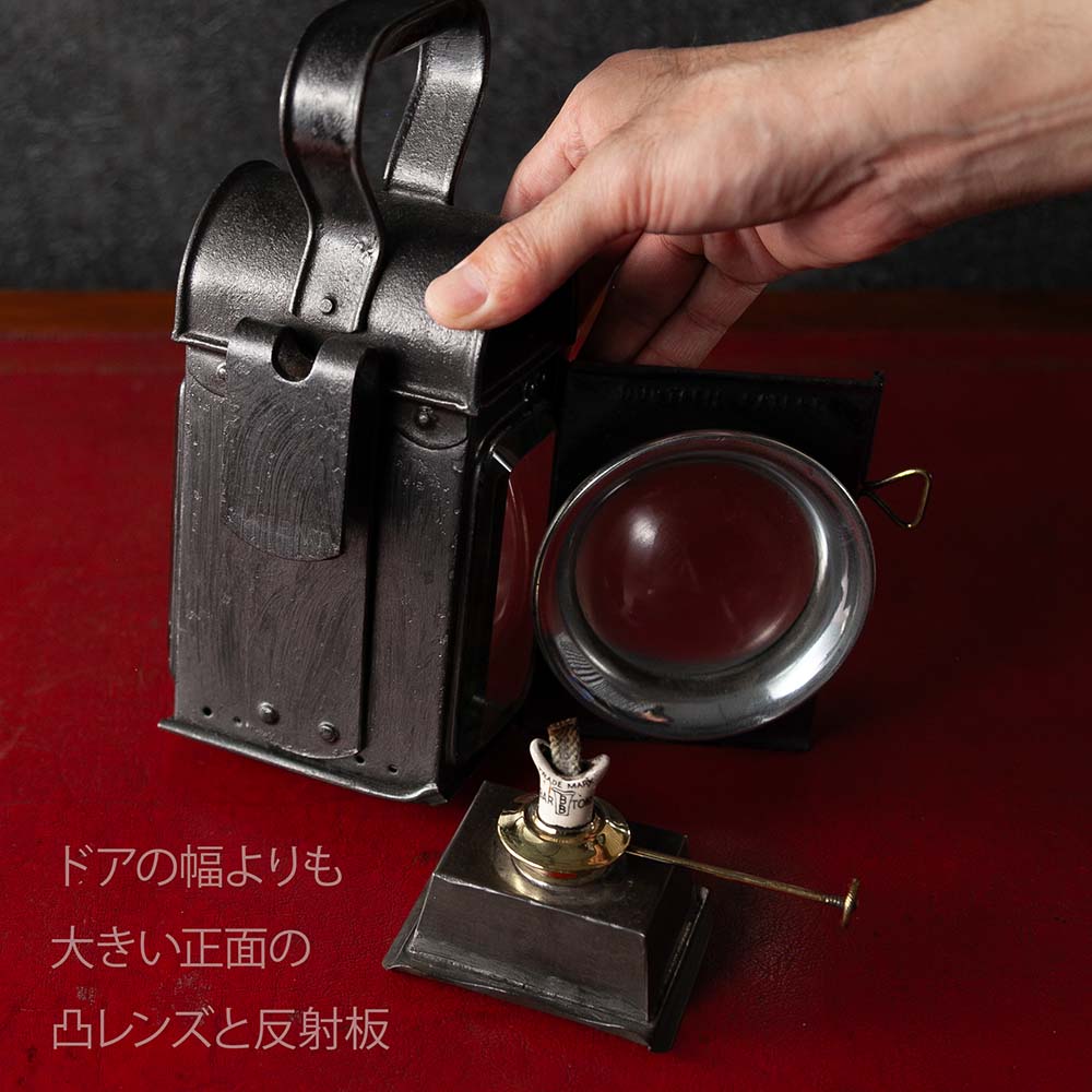 【SOLD OUT】アンティーク イギリスで買い付けた キャンプやアウトドアで使いたい Railroad 鉄道用オイル（アルコール）ランプ BARTON BURNER