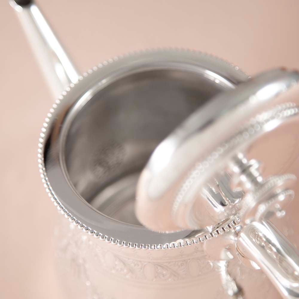 【新着商品】アンティーク　イギリスで買い付けた ヴィクトリア時代 シルバープレート トップアップ用 ポット