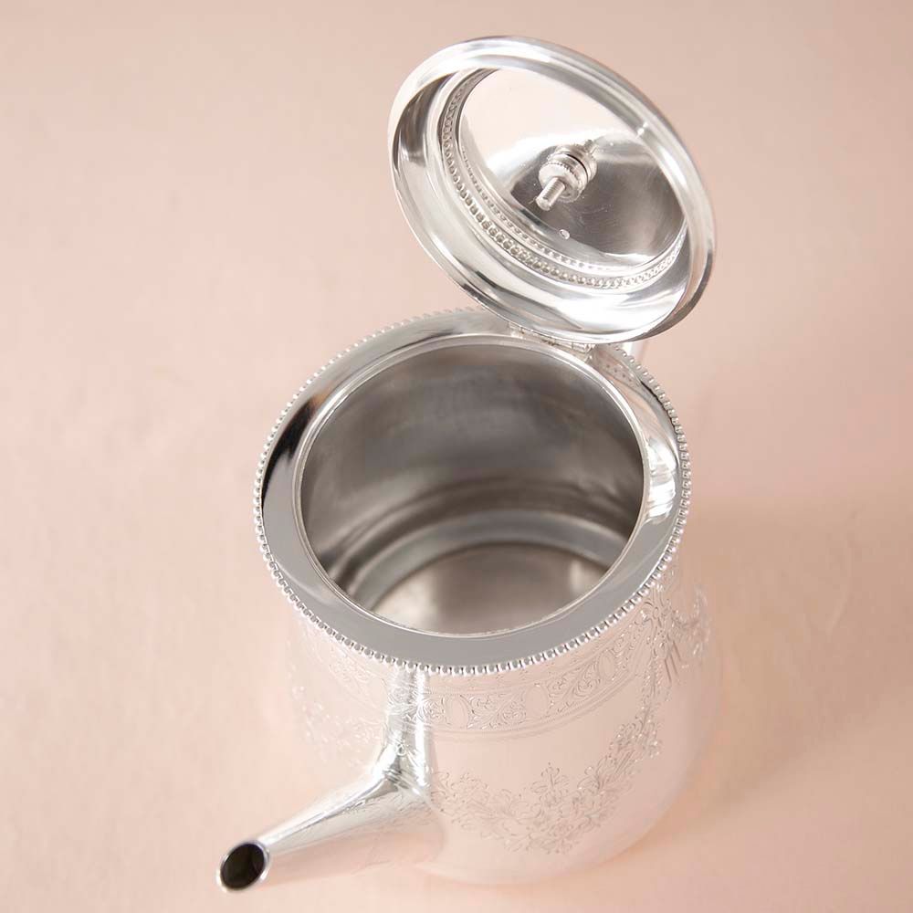 【新着商品】アンティーク　イギリスで買い付けた ヴィクトリア時代 シルバープレート トップアップ用 ポット