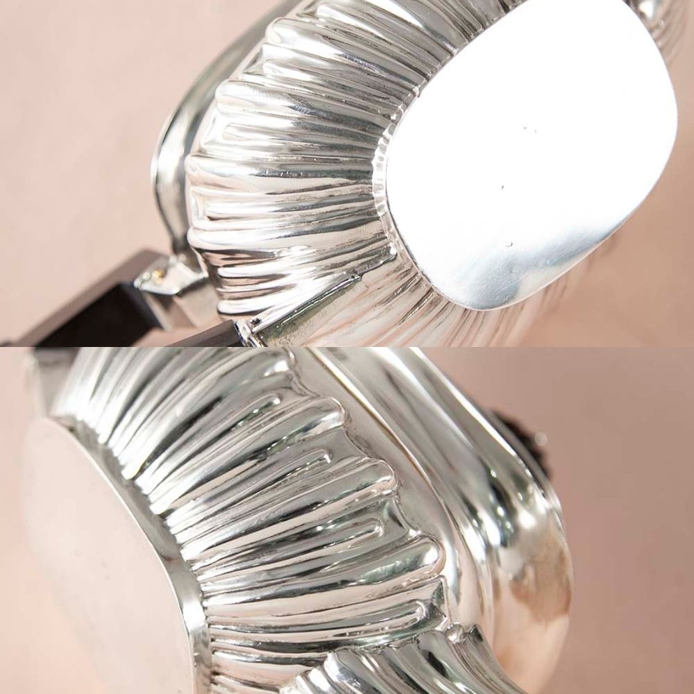 【新着商品】アンティーク イギリスで買い付けた ヴィクトリア時代 スターリングシルバー ティーポット ミルクポット シュガーポット 3点セット