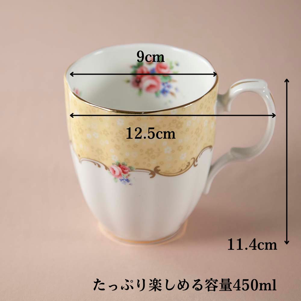 ヴィンテージ イギリスで買い付けた ロイヤルアルバート 100周年記念 マグカップ リジェンシーブルー ブーケー ROYAL ALBERT