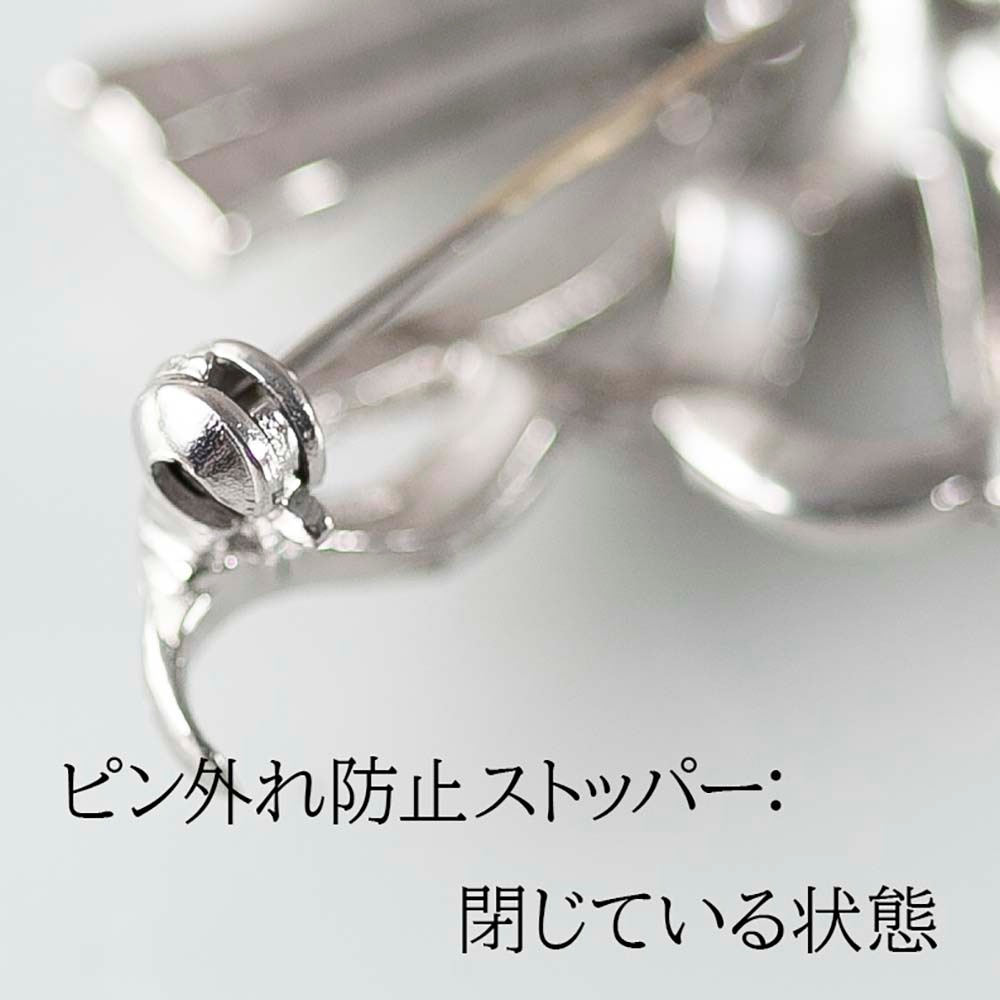 アンティーク イギリスで買い付けた マーカサイトがちりばめられた 花とリボン ブローチ