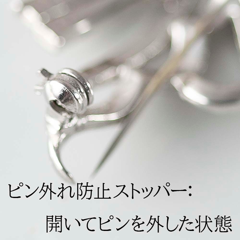 アンティーク イギリスで買い付けた マーカサイトがちりばめられた 花とリボン ブローチ