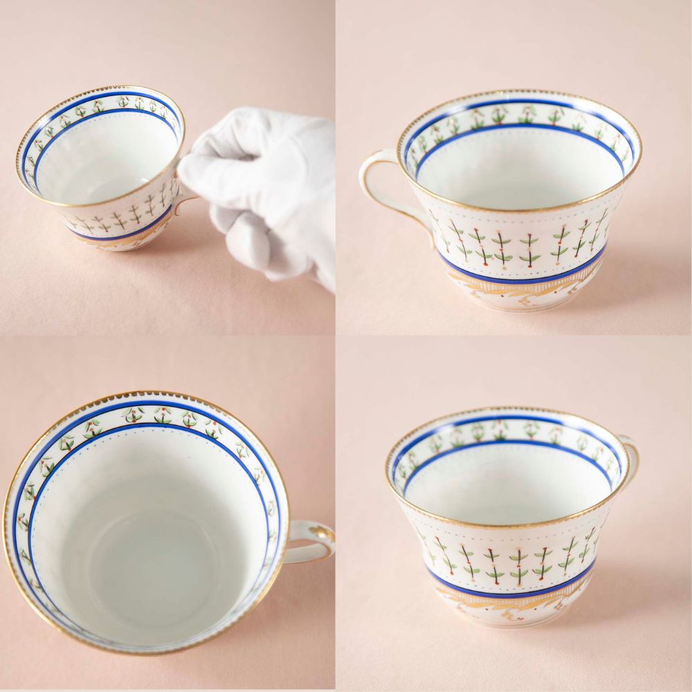 【SOLD OUT】アンティーク イギリスで買い付けた PARAGON パラゴン ダブルスター バックスタンプ トリオ