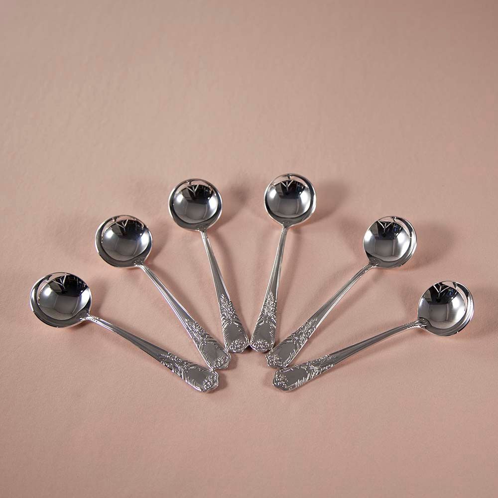 【6本・4本セット】スプーン スープ用 ヴィンテージ 食卓 テーブルウェア カトラリー