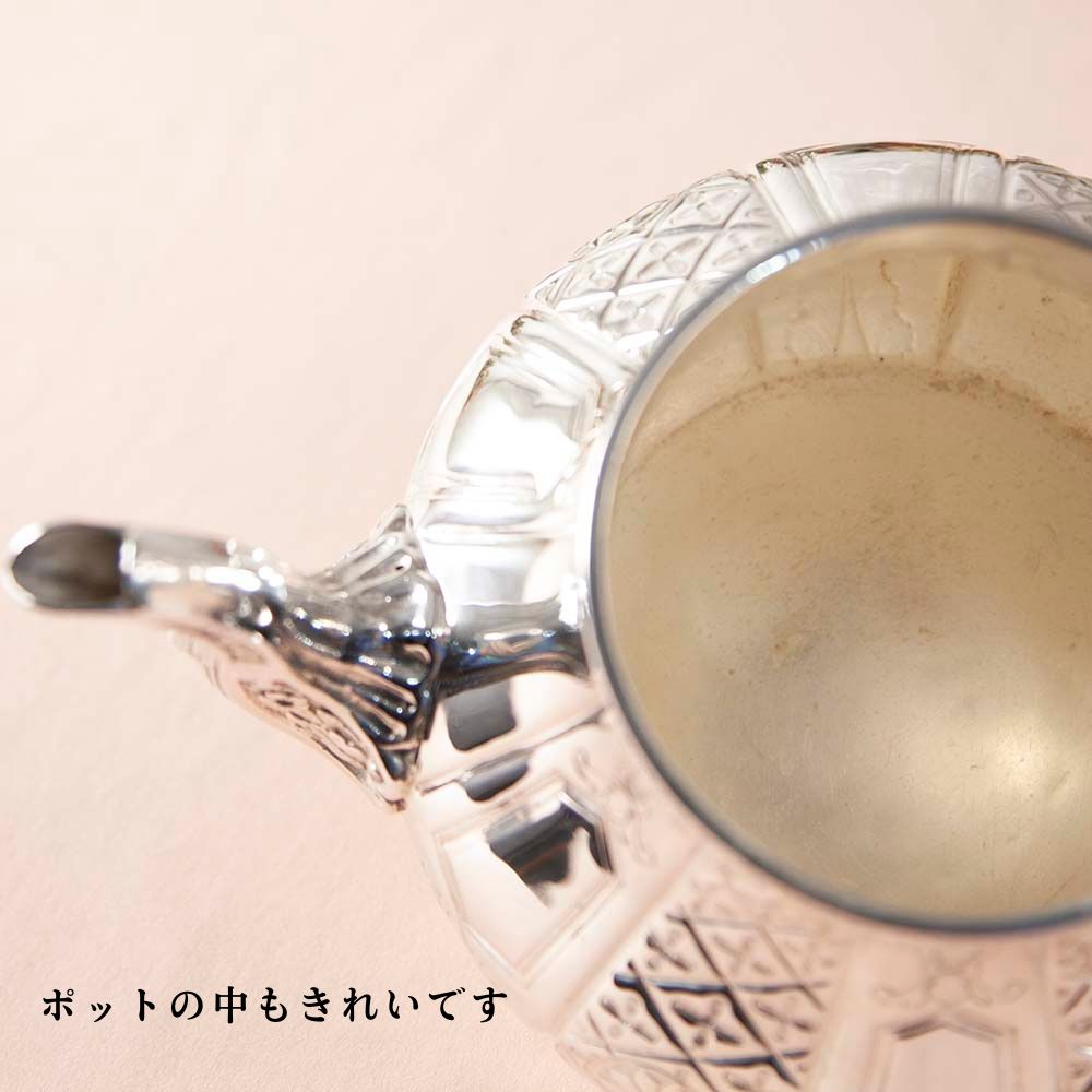 【2026年 新規買い付け品】アンティーク イギリスで買い付けた ヴィクトリア時代 1870年代製 シルバープレート ティーポット