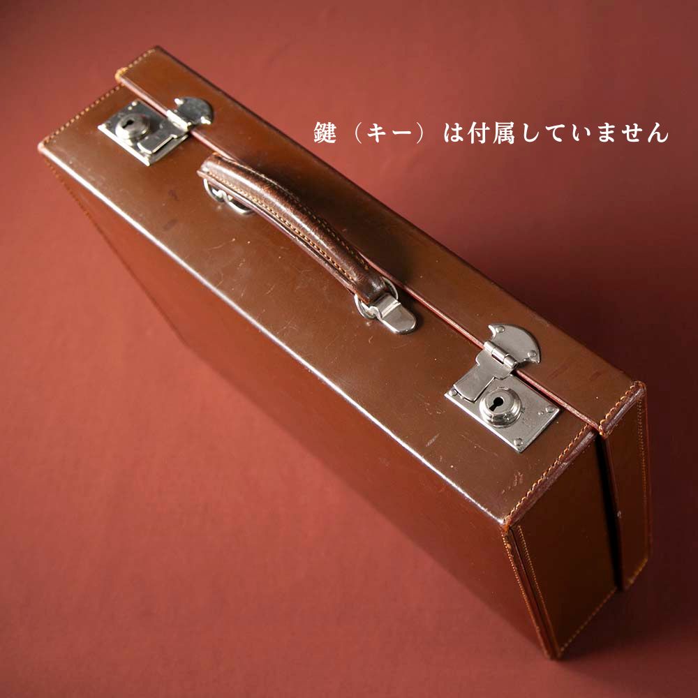 【新着商品】アンティーク イギリス紳士が愛した 1920～1930年代製 本革 レザー トランク（アタッシュケース）