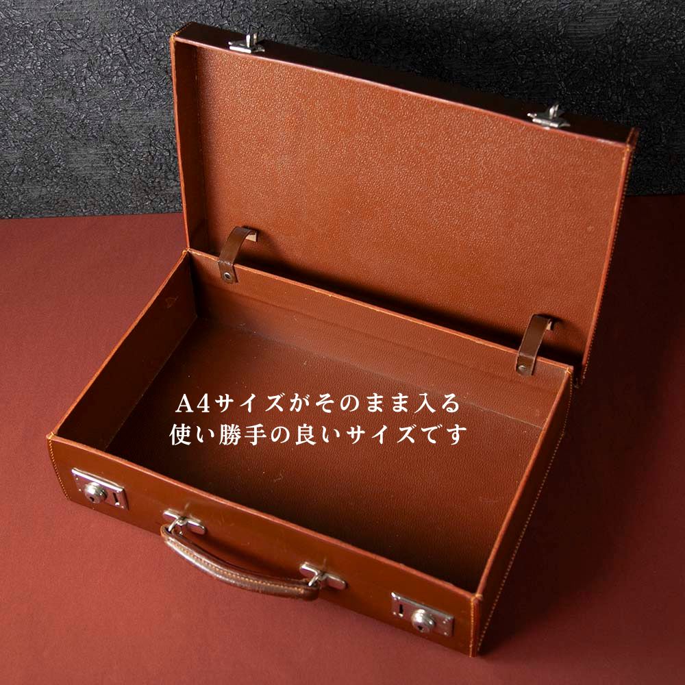 【新着商品】アンティーク イギリス紳士が愛した 1920～1930年代製 本革 レザー トランク（アタッシュケース）