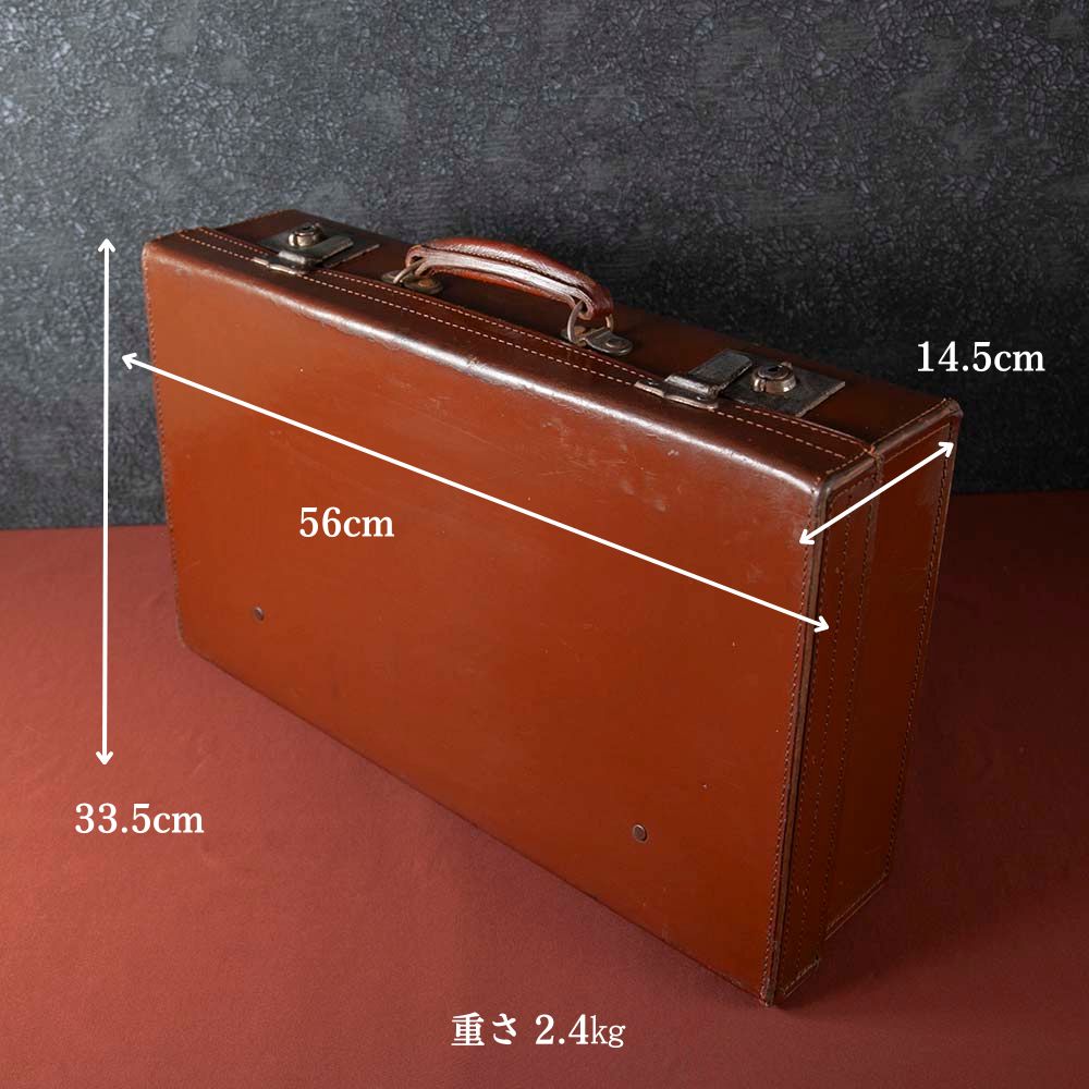 【新着商品】アンティーク 英国紳士が愛した 1920～1930年代製 本革 レザー トランク（アタッシュケース）