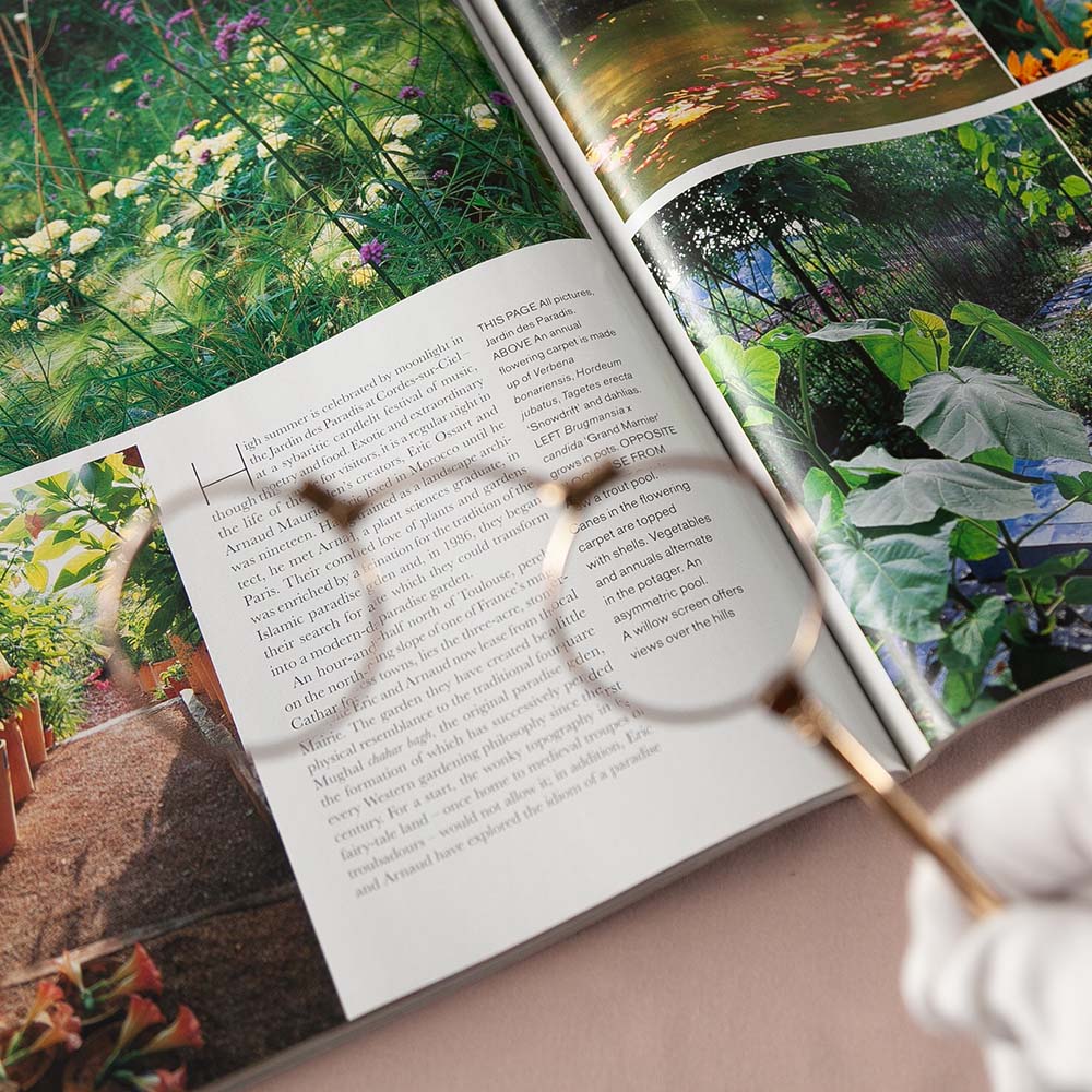 アンティーク イギリスで買い付けた 真鍮製 丸いレンズ ロニェット（拡大鏡）