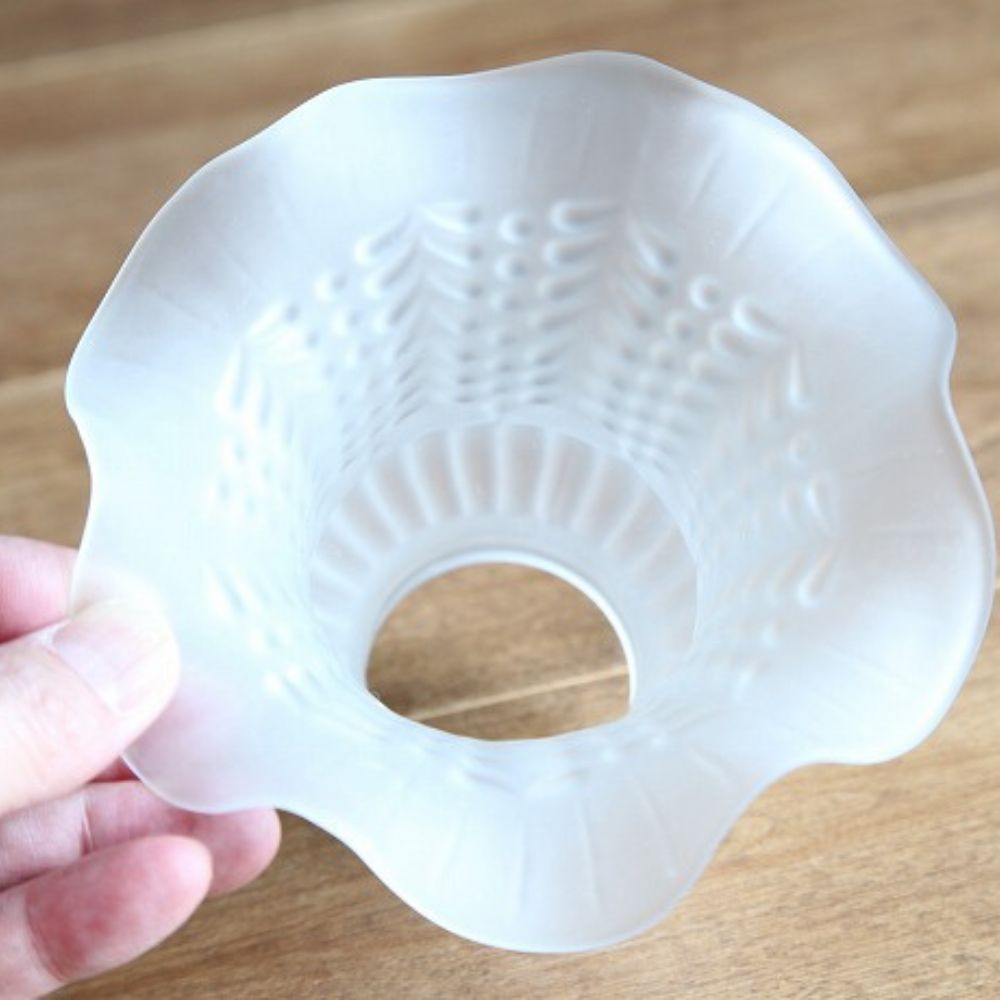 アンティーク フランス フレンチ フリル ランプシェード 照明 外ネジ式