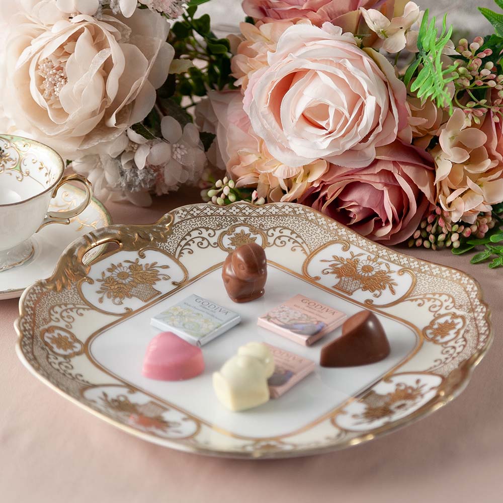 オールドノリタケ RC　ロイヤルクロッキー　ニッポンマーク 金彩盛上 手付 皿 オールドノリタケ RC ロイヤルクロッキー ニッポンマーク 金彩盛上