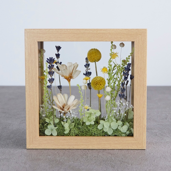 【ドライフラワー】フラワーフレーム ラベンダー 〈60-80サイズ〉