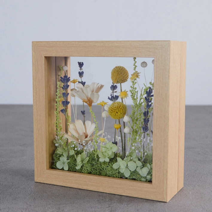 【ドライフラワー】フラワーフレーム ラベンダー 〈60-80サイズ〉