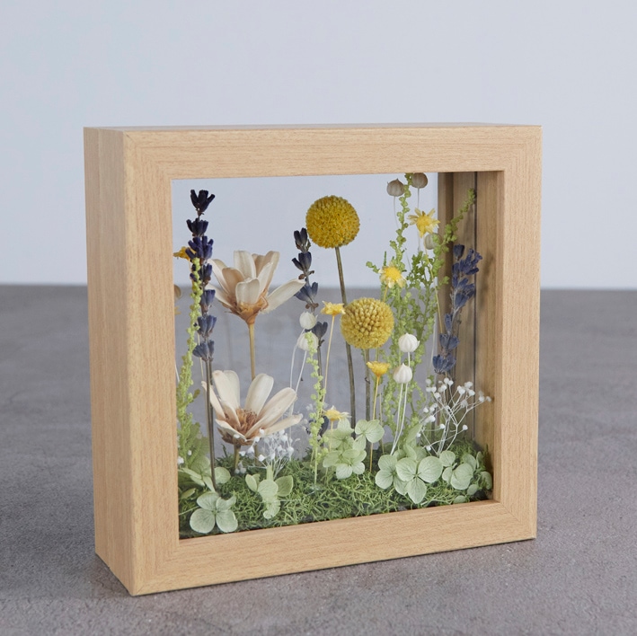 【ドライフラワー】フラワーフレーム ラベンダー 〈60-80サイズ〉