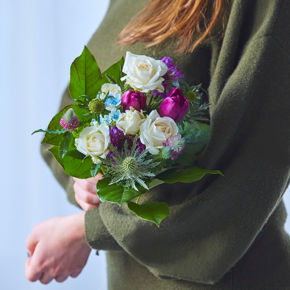 【季節の生花ブーケ】春色メロディ〈100-120サイズ〉