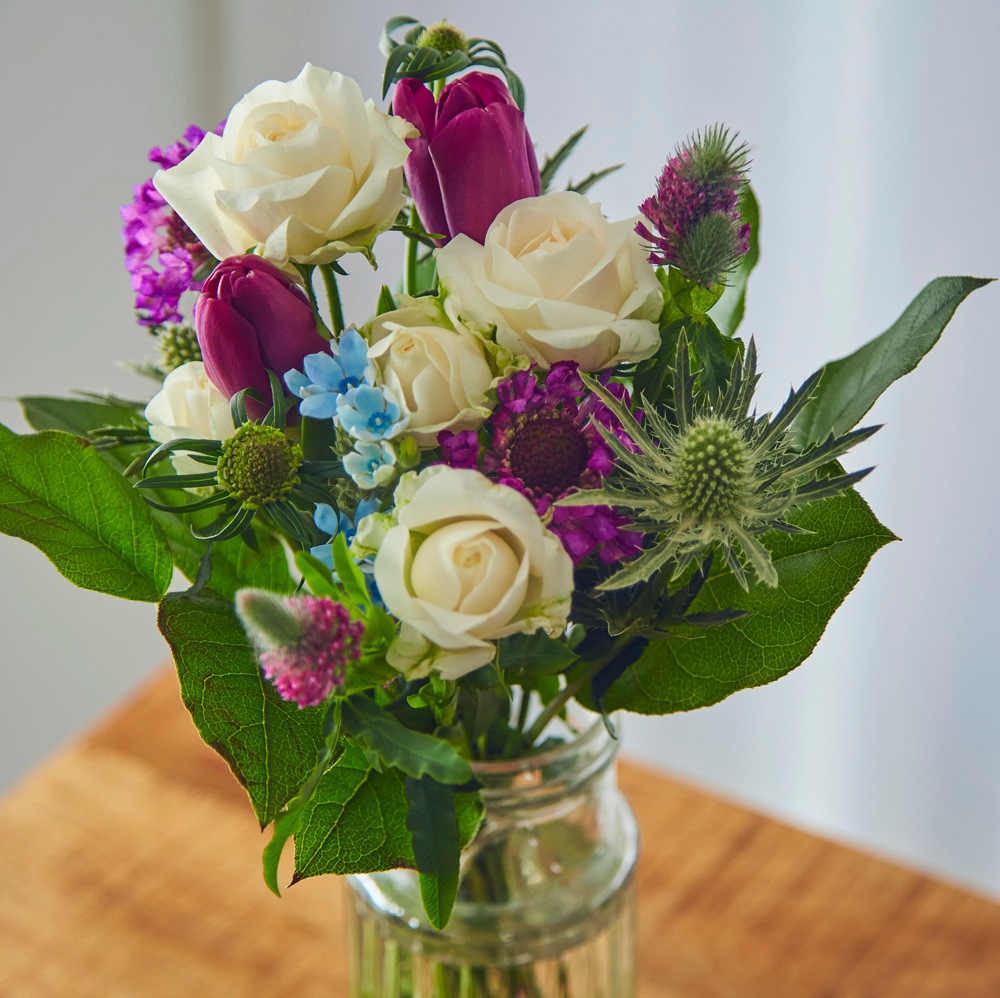 【季節の生花ブーケ】春色メロディ〈100-120サイズ〉