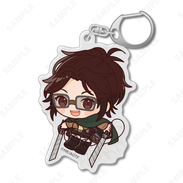 予約販売】進撃の巨人- アクリルキーホルダー［でこぱちっ！］6.ハンジ