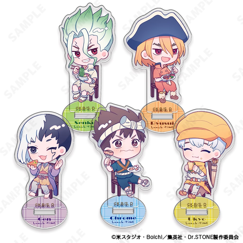 ドクターストーン五知将】Dr.STONE アニメイトカフェ コロッタ CoLotta