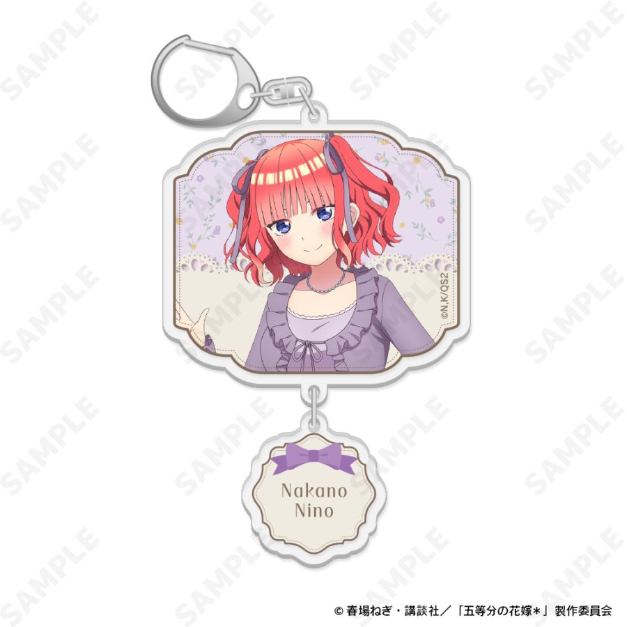 予約販売】五等分の花嫁＊ 2連アクリルキーホルダー 2.中野二乃
