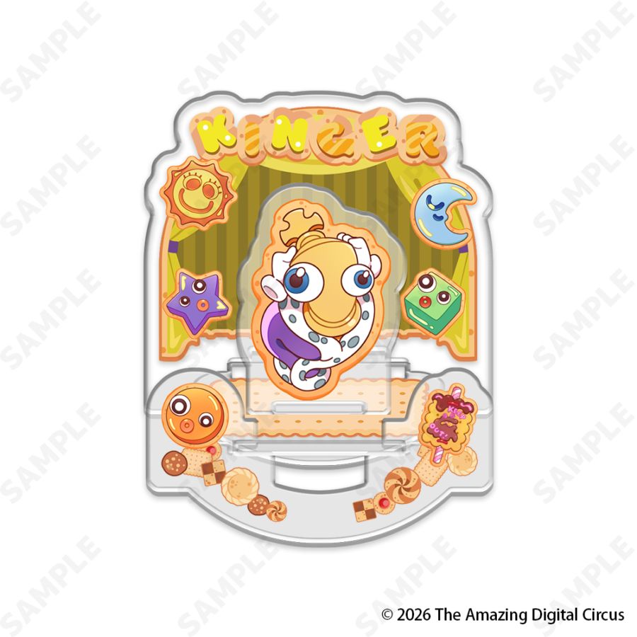 予約販売】アメイジングデジタルサーカス お名前アクリルバッジ 4