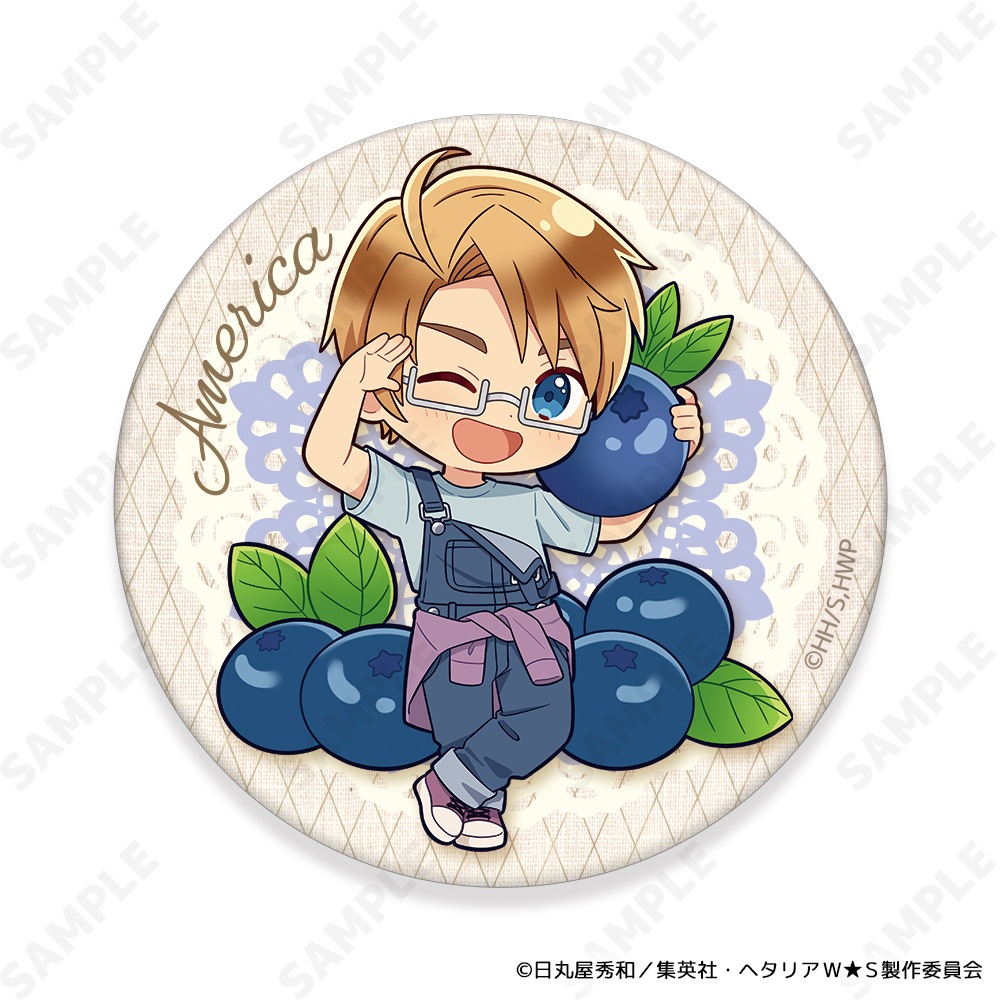 予約販売】ヘタリアWorld☆Stars トレーディング缶バッジ ～Fruit