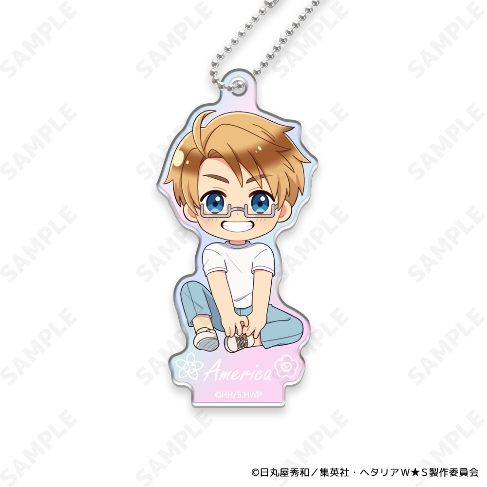 予約販売】 ヘタリアWorld☆Stars オーロラアクキーコレクション