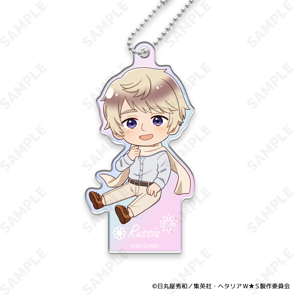 ヘタリア オーロラアクキー ドレセレmini全種 アメリカ イギリス 日本 他 予約販売】 ヘタリアWorld☆Stars オーロラアクキーコレクション