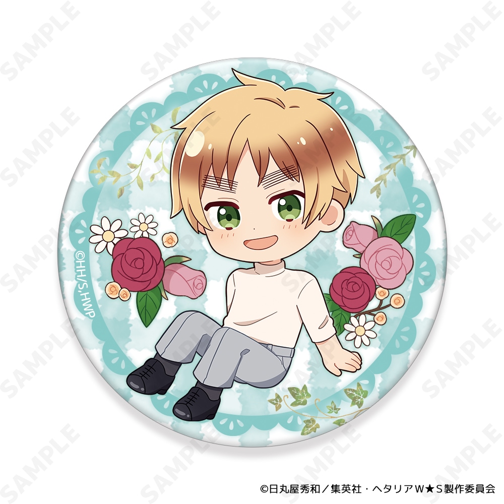予約販売】 ヘタリアWorld☆Stars トレーディング缶バッジ～Flower