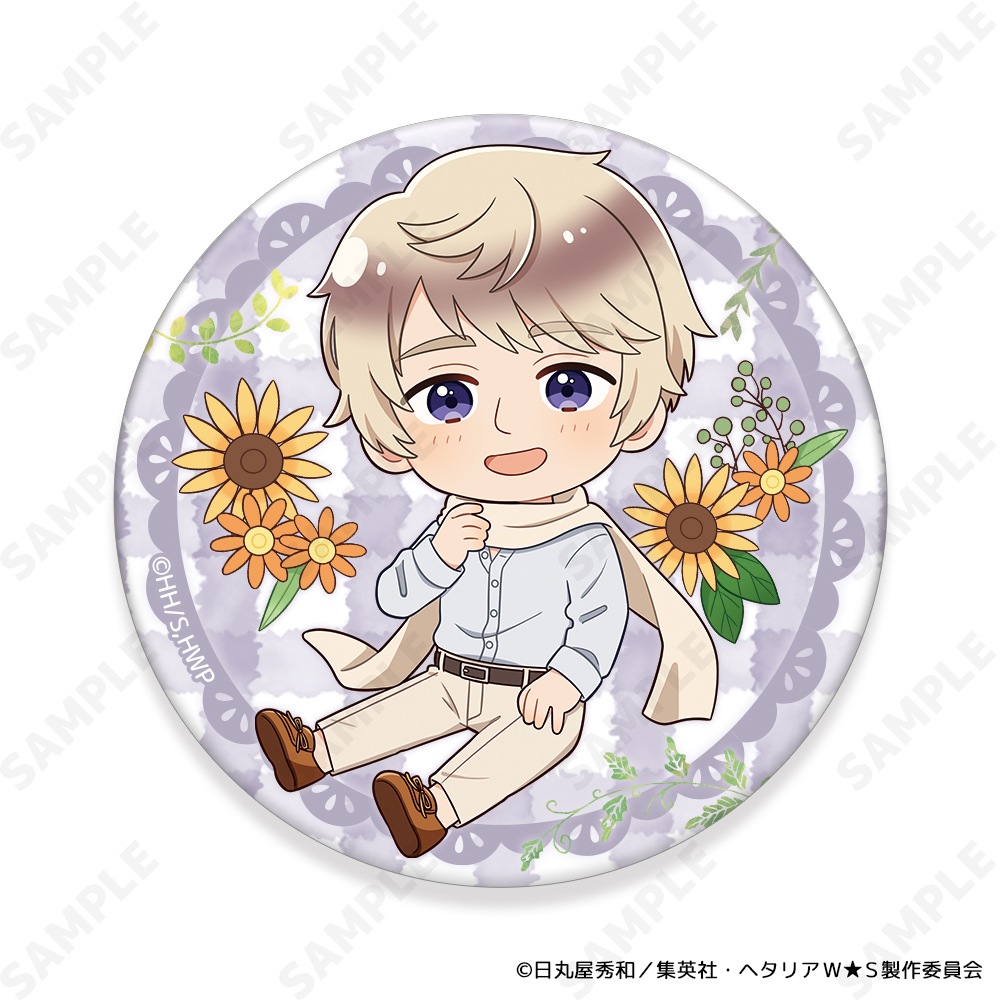 予約販売】 ヘタリアWorld☆Stars トレーディング缶バッジ～Flower